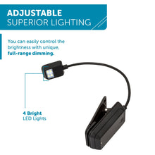 Quad 4 LED Reading Light