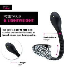 Clip On USB Rechargeable LED Book and Reading Light by French Bull