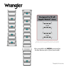 Wrangler® “Western Jewel” Link Bracelet With Turquoise Stones for Apple Watch®