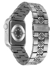 Wrangler® “Silver Mesa” Antique Alloy Link Bracelet for Apple Watch®