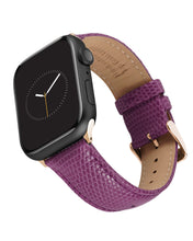 Lizard Grain Leather Band for Apple Watch®
