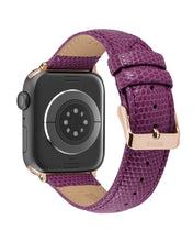 Lizard Grain Leather Band for Apple Watch®