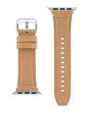 Traditional Leather Bombe Edge Strap for Apple Watch®