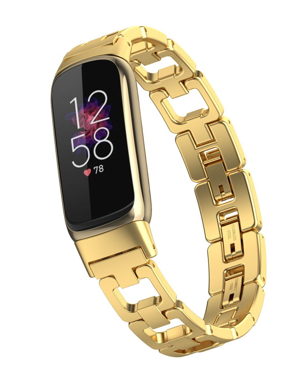 Stainless Steel D-Link Bracelet for Fitbit Luxe