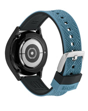 Textured Elastic Nylon & Color-pop Silicone Bands For Samsung, 2-Pack