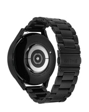 Sport Iconic Silicone Band & Stainless Steel Link Bracelet for Samsung Universal Smartwatch, 2-Pack