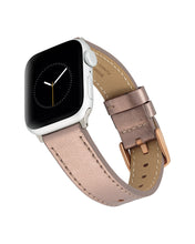 Metallic Leather Band for Apple Watch®