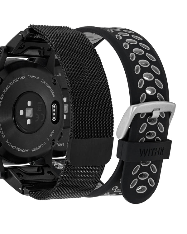 Sport & Mesh Bands for Garmin, 2-Pack