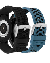 Sport Silicone Bands for Samsung Universal Smartwatch, 2-Pack